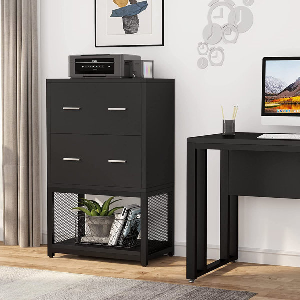 Inbox Zero Hartsville 23.6'' Wide 2 Drawer File & Reviews